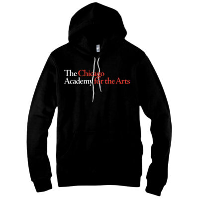 Premium Poly-Cotton Black Hoodie Thumbnail